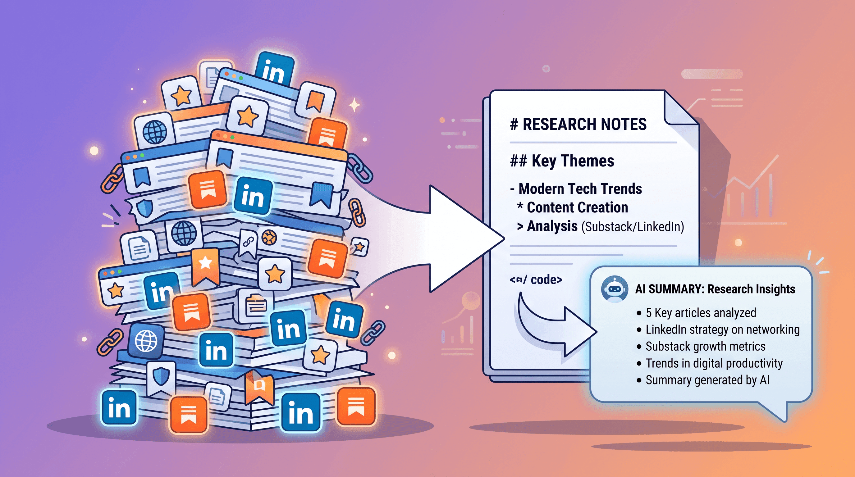 URL to Markdown AI Summary Workflow for Read-Later Piles