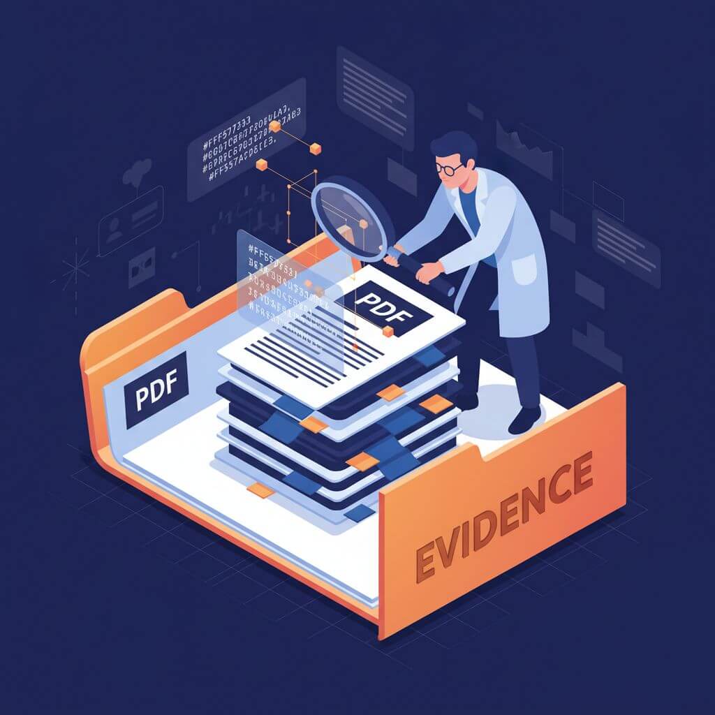 PDF 取证案例研究:Epstein 文件集 PDF